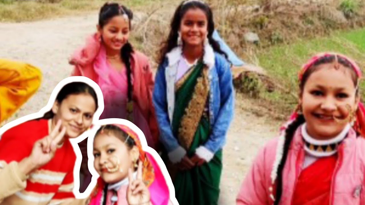 “Ambika Ka Pura Garhwali Look 💚 | Pahadi Style  ✨” #vlog 