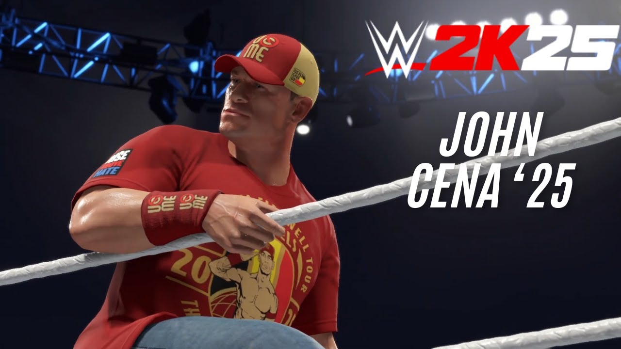 WWE 2K25 - John Cena '25 (Entrance, Signature, Finisher, Victory) [3rd Person Camera Included]