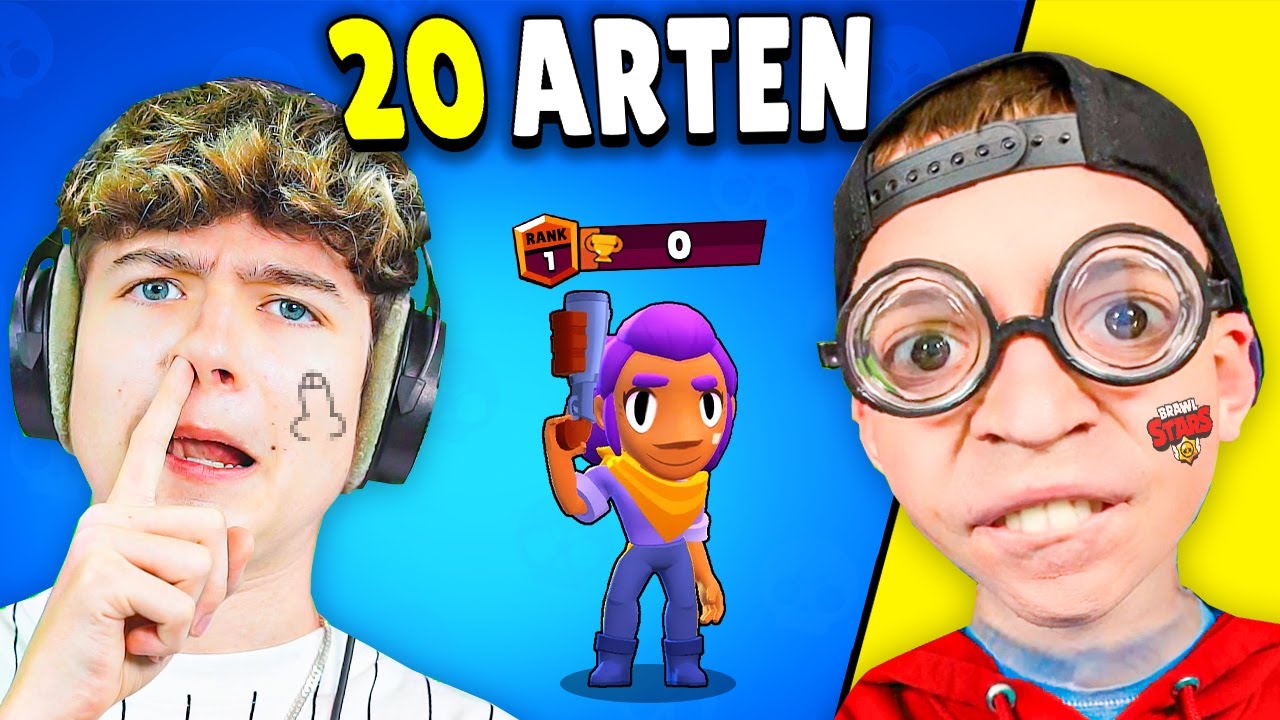 20 Arten von Brawl Stars Spielern! 😆 (LumeXx vs Max)