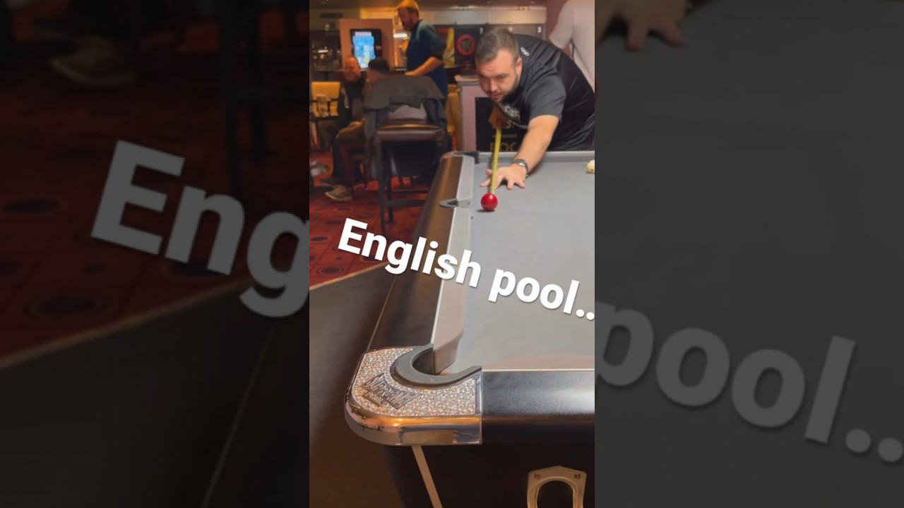 The difference in English pool & American Pool 🎱 #8ballpool #sports #pool #billiards #shorts #how
