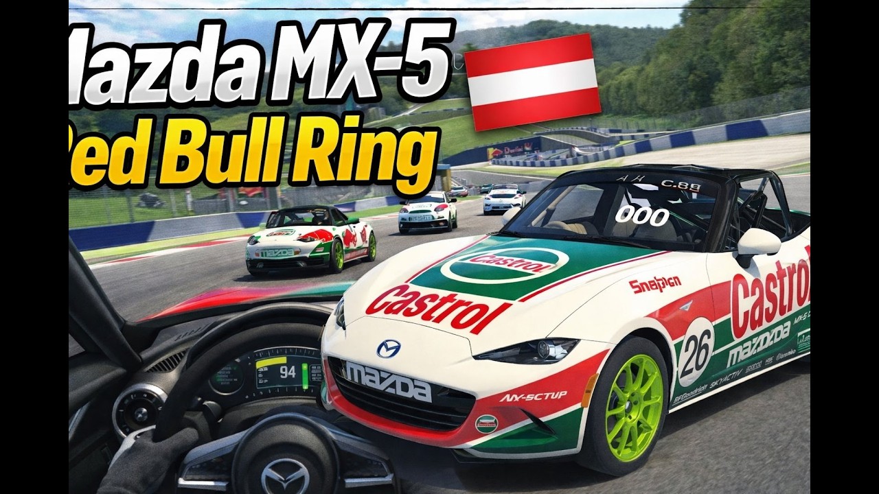 iRacing Mazda MX 5 at Red Bull Ring 🇦🇹  Close Racing & Clean Laps!