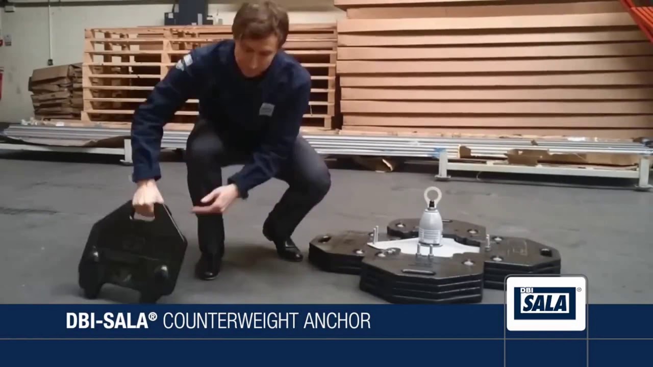 3M DBI SALA Freestanding Rooftop Counterweight Anchor