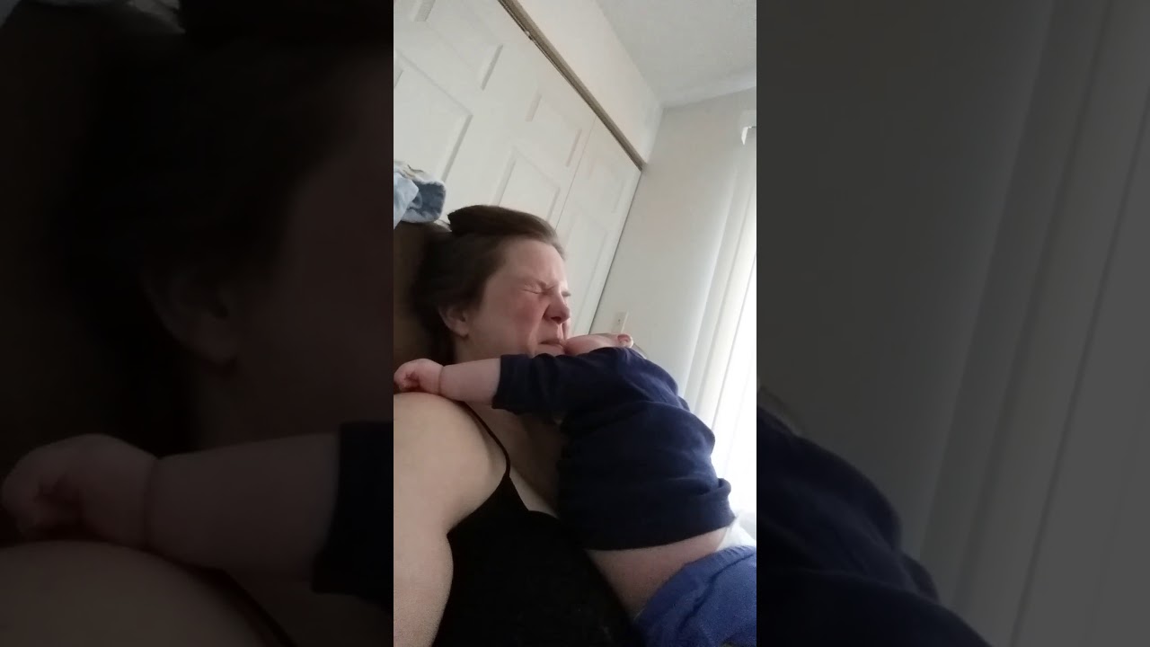 Owen attacking mommy