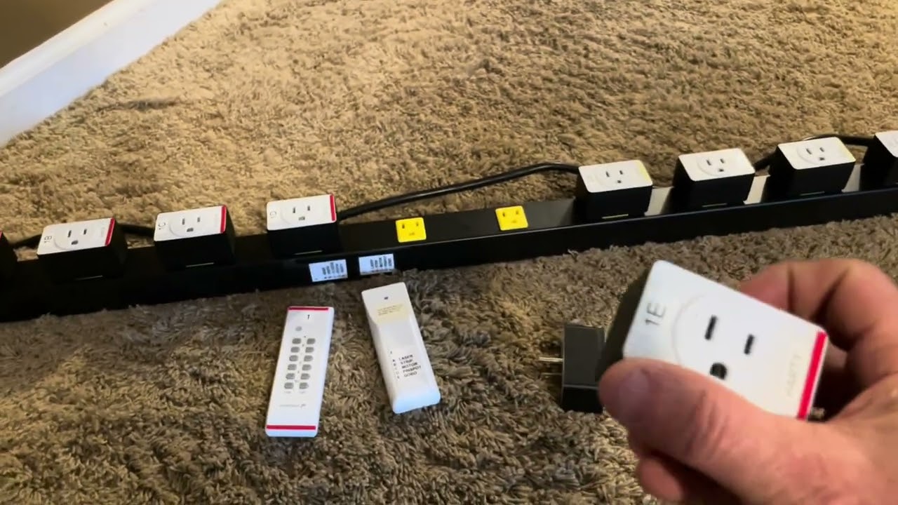 Remote control outlets power strip DJ Band lights lighting effects