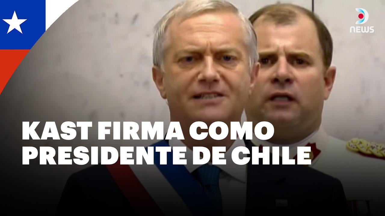 ✍️ Firma del acta de traspaso del mando presidencial por parte de las autoridades | DNews