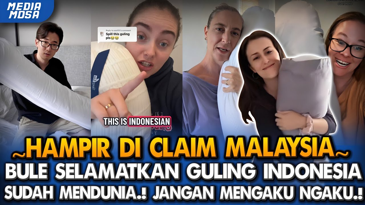 Tak Terima Di Claim MALAYSIA‼️BULE Ini Bela INDONESIA⁈ Guling Sudah Mendunia‼