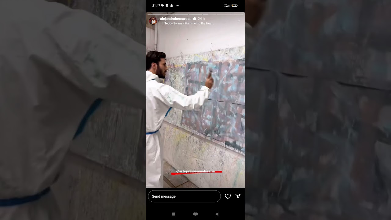 Alejandro Bernardos instagram story