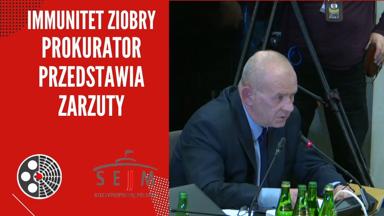 Sejm: Prokurator przedstawia zarzuty - Immunitet Z. Ziobro