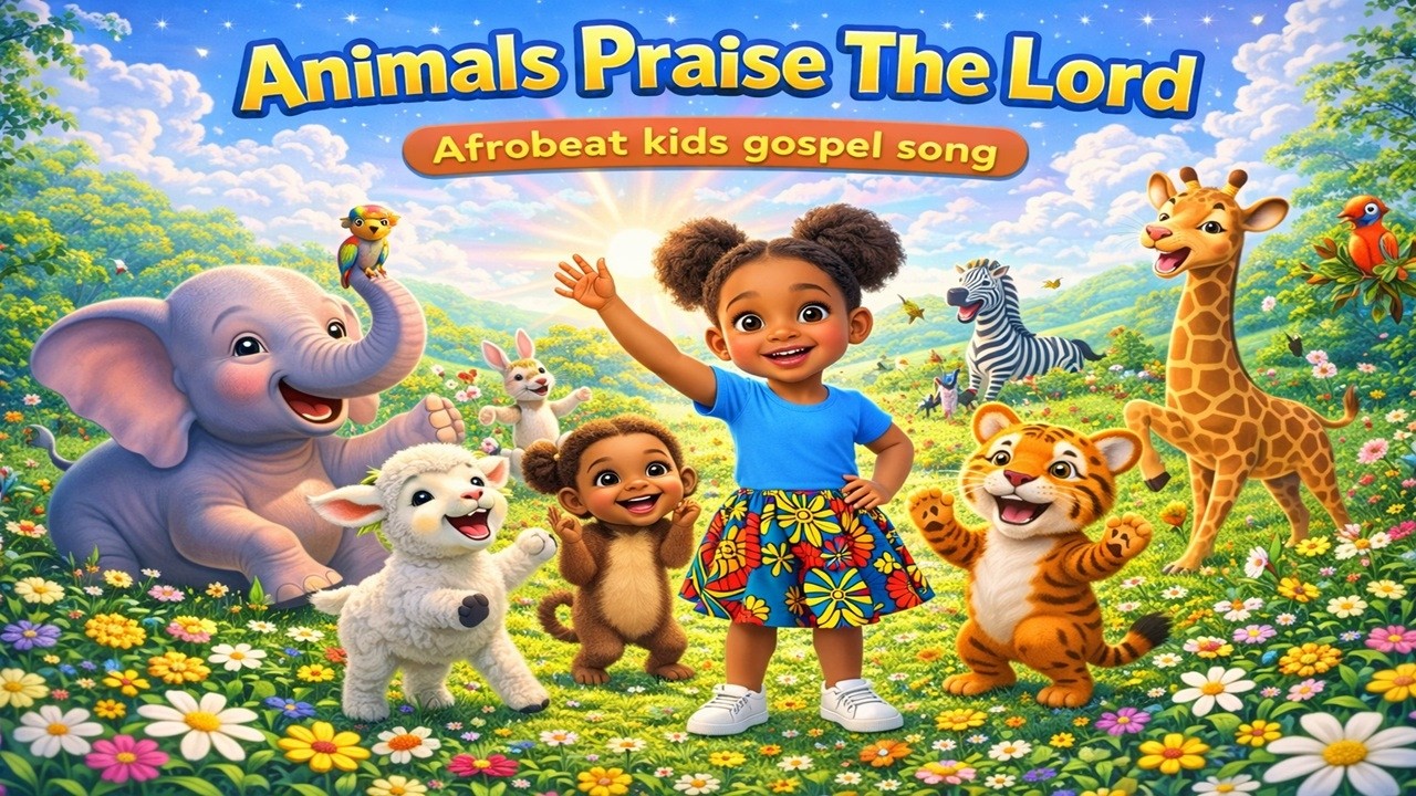 Animals Praise the Lord! Kids Gospel Song | Ms Flo | Kids Songs | Nursery Rhymes