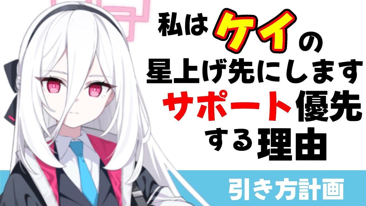 【オニアの引く順番】今回はケイの200文字を優先しようと思います【ブルーアーカイブ】