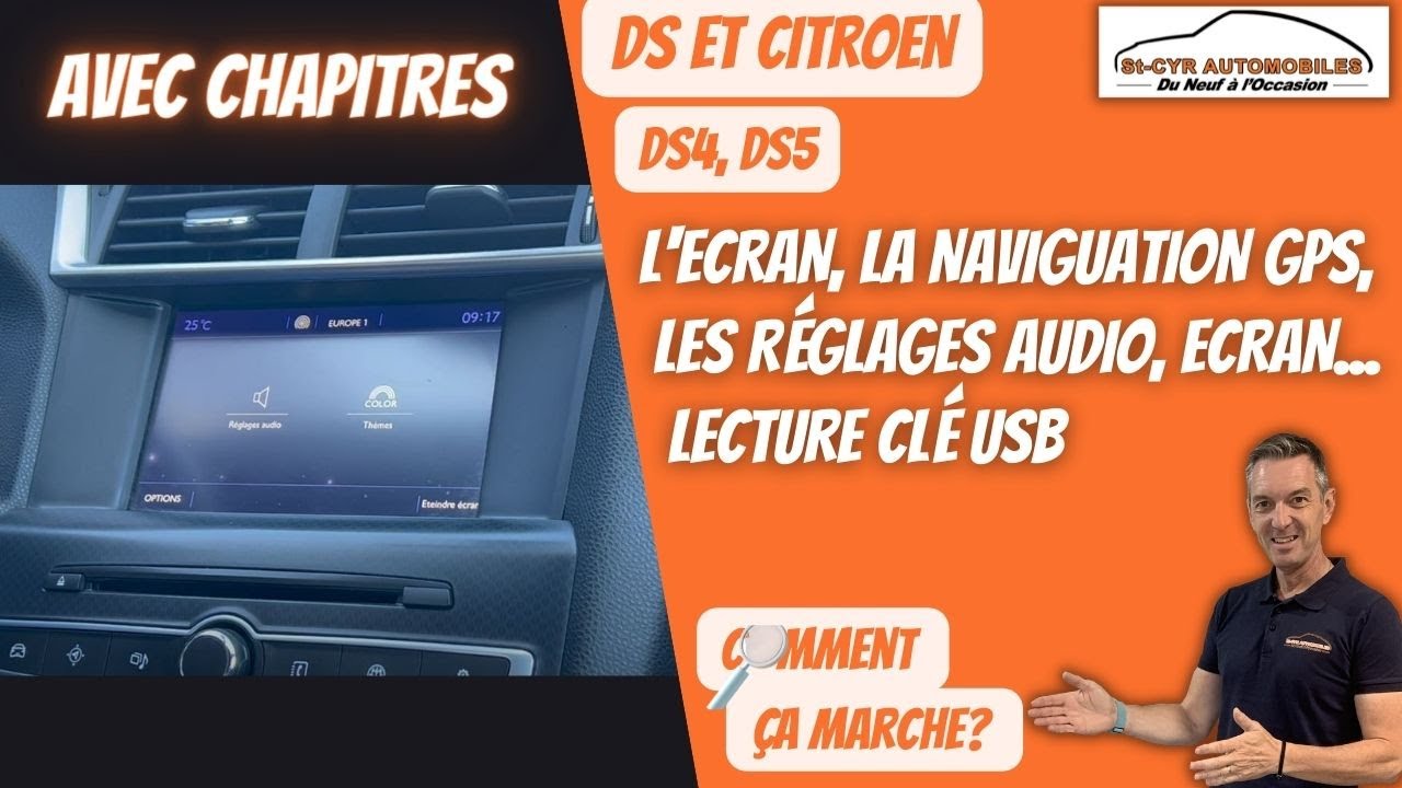DS, ds3, ds4, ds5, ds7 Guide complet GPS, radio, Bluetooth, paramètres essentiels…