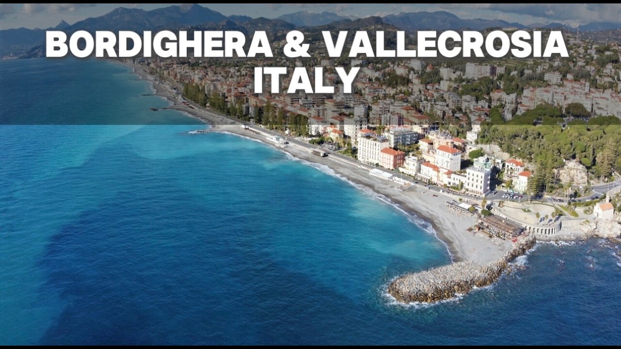 Bordighera & Vallecrosia, Italy 🇮🇹 | Beautiful Drone Views