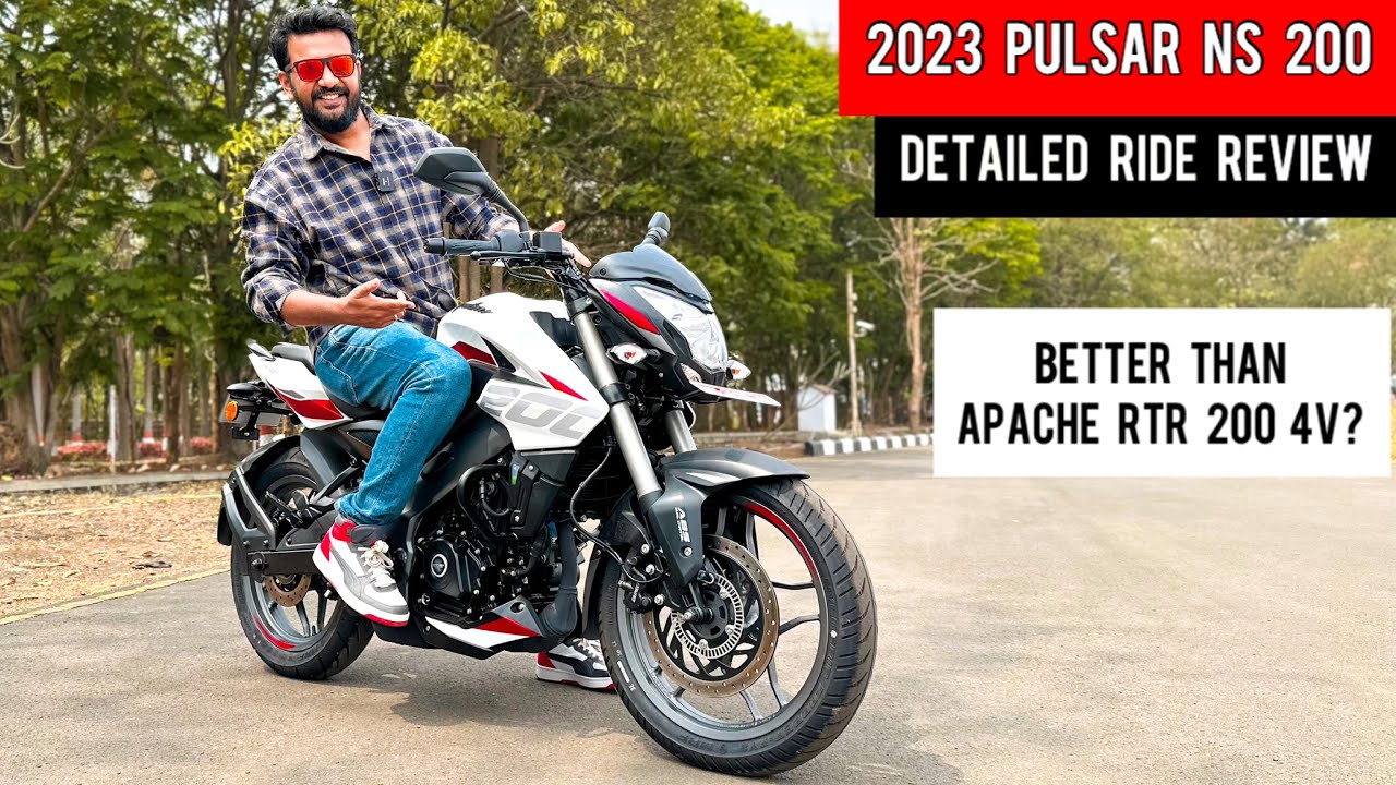 2023 Bajaj Pulsar NS 200 BS7 Detailed Ride Review - Better than Apache RTR 200 4v ?