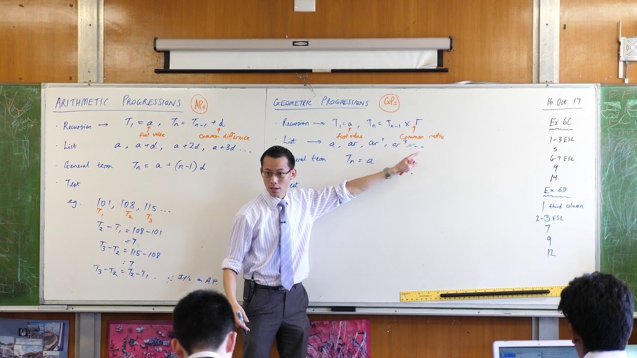 Series & Sequences Introduction (3 of 3: Geometric Progressions)