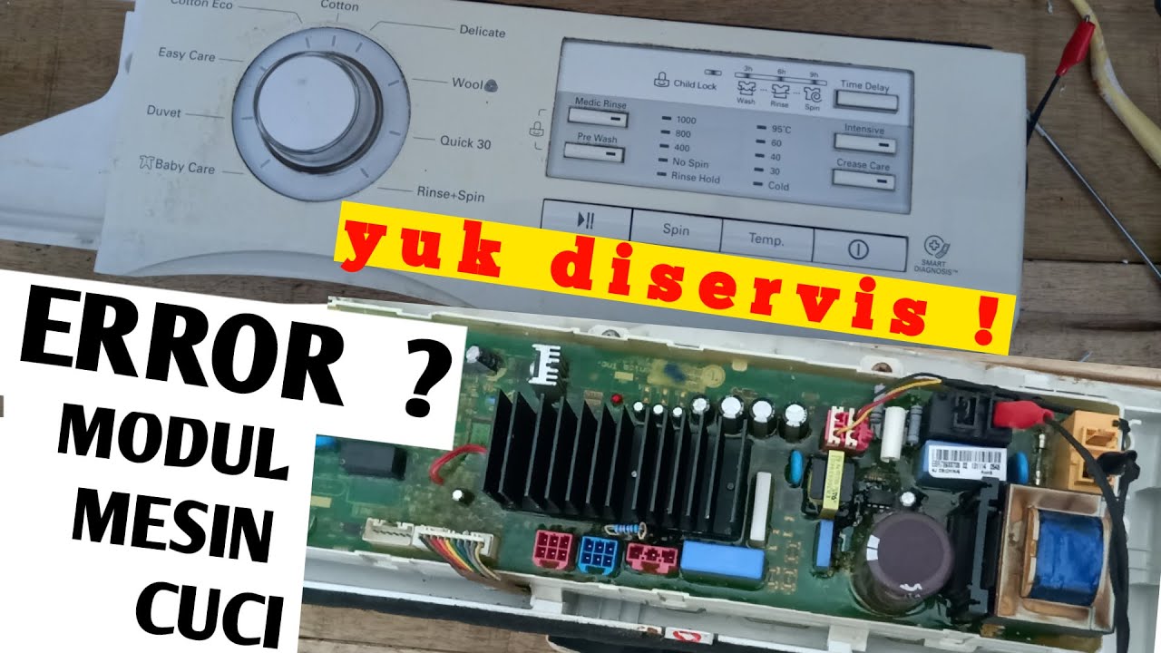mesin cuci LG WD M1060D6 tidak mau start