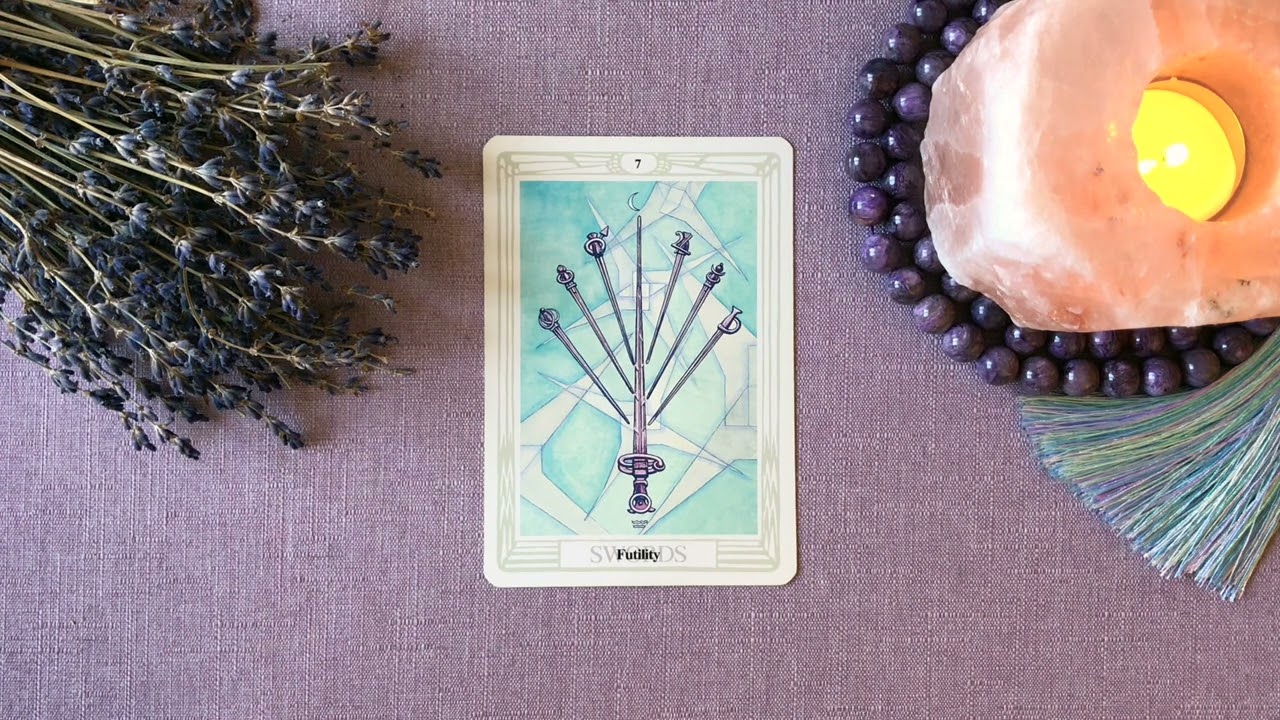 Siódemka Mieczy - tutorial Tarota Thoth