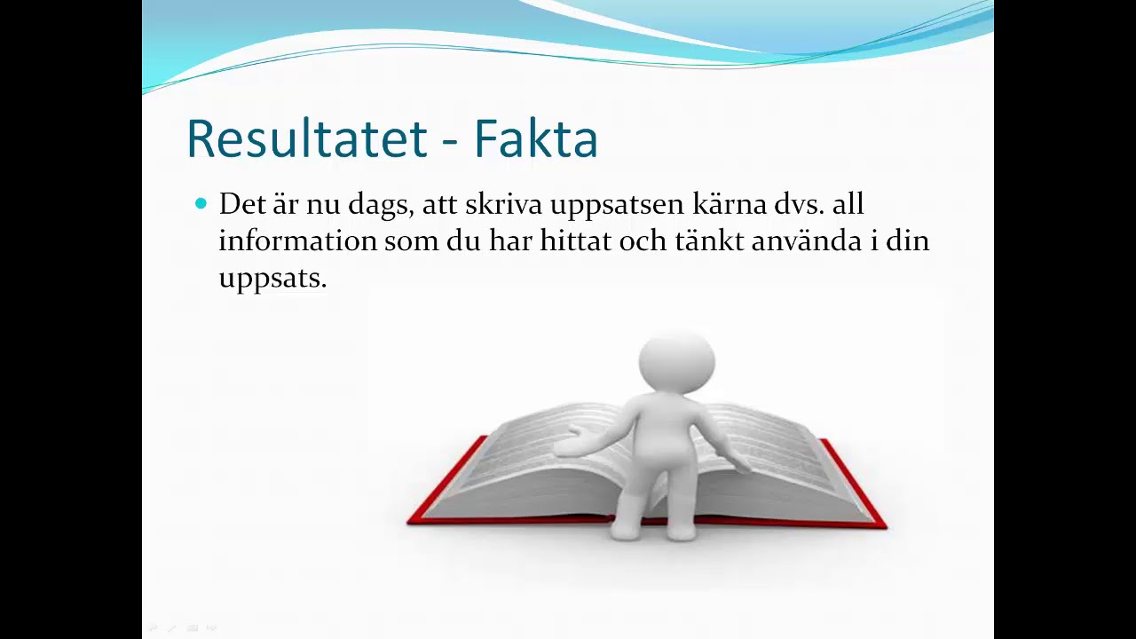 Skriva uppsats - En föreläsning om uppsatsskrivning