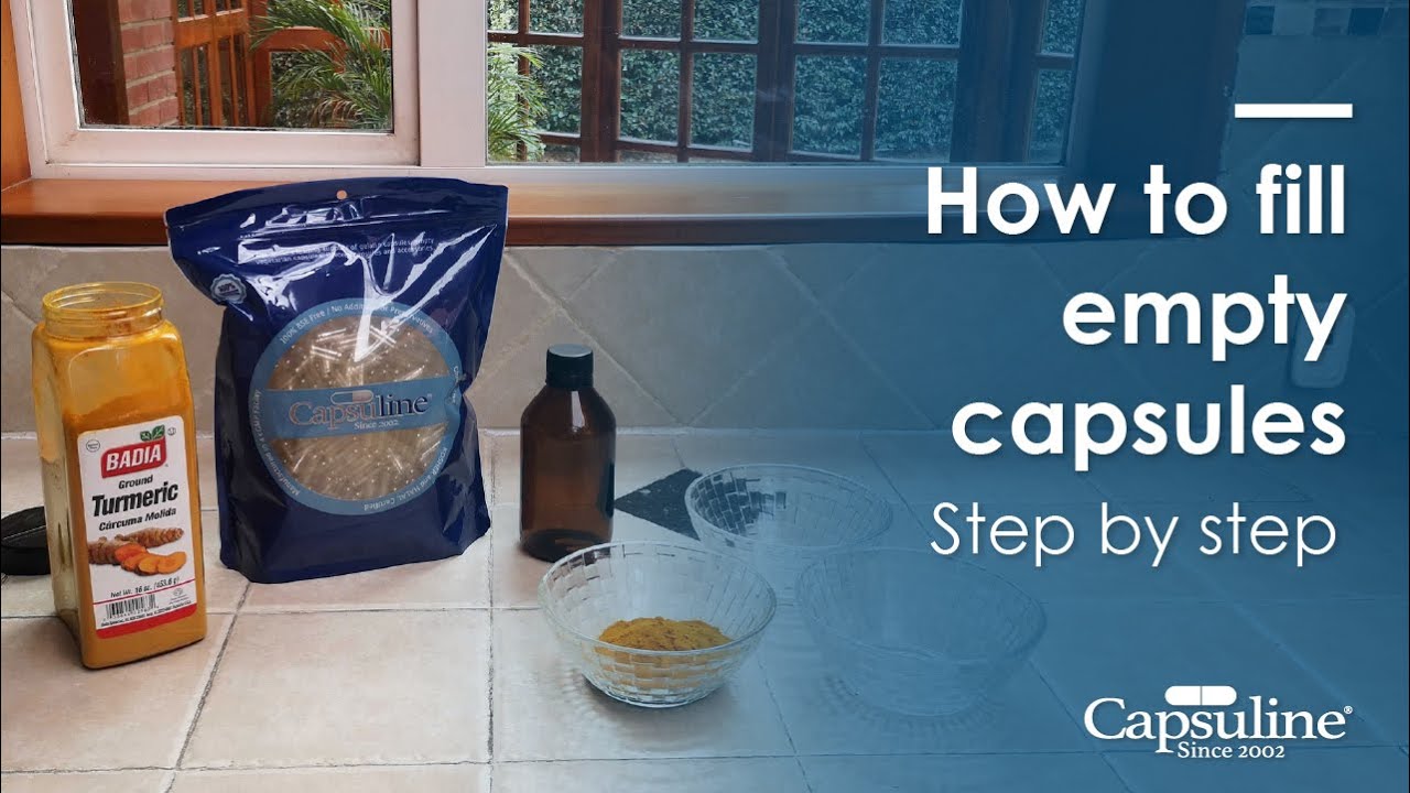 How to Fill Empty Capsules Manually - Step by Step