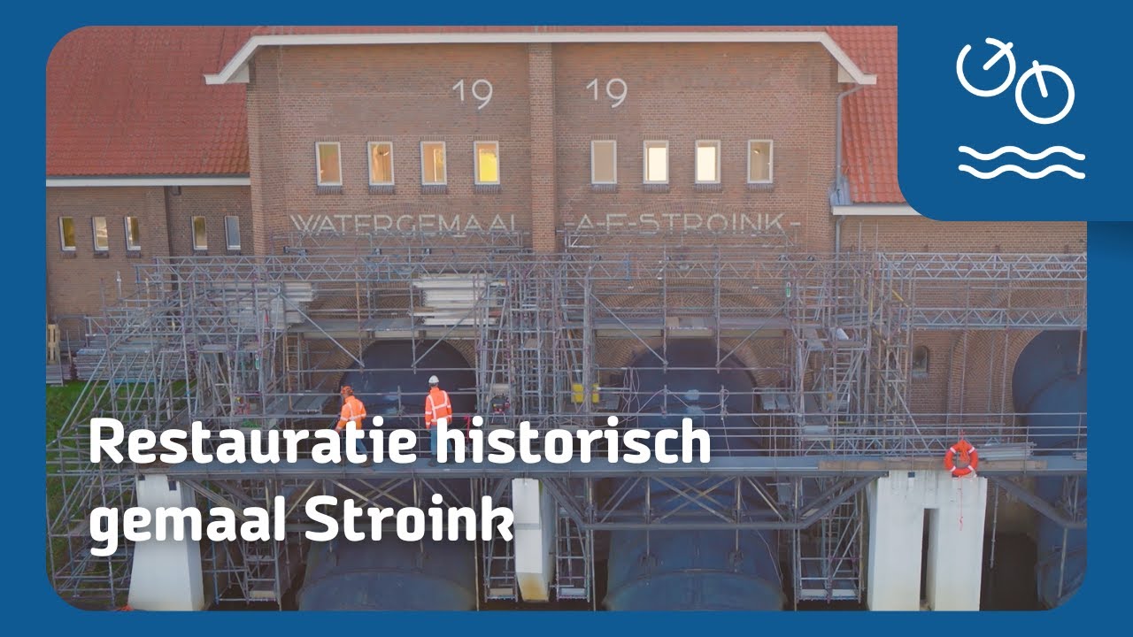 Restauratie 100 jaar oude buizen gemaal Stroink van start