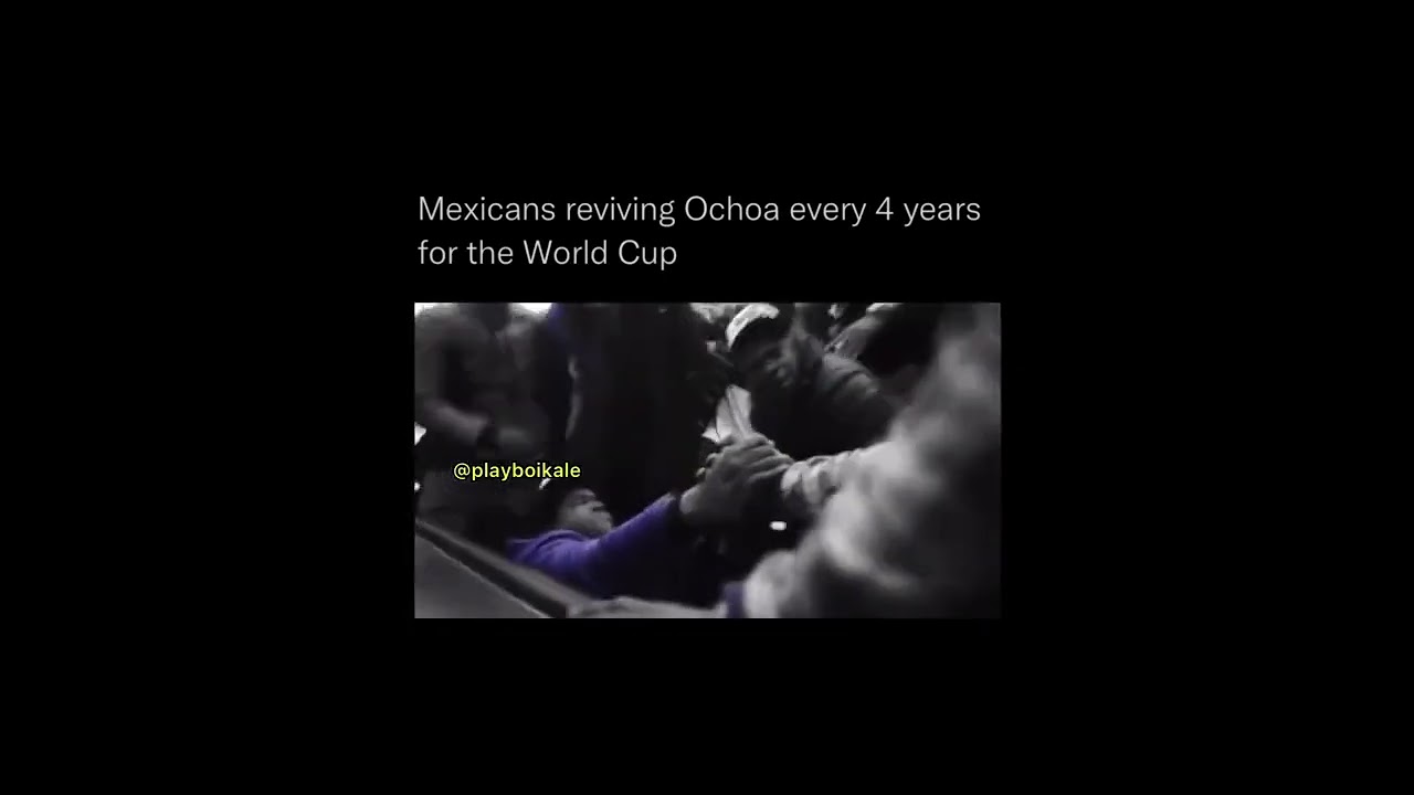 Mexicans reviving Ochoa every 4 years for the World Cup 😂