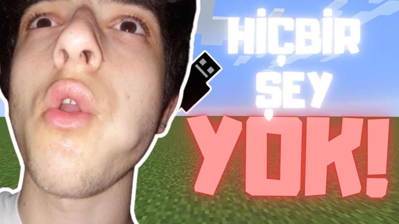 Minecraft'ı DÜZ DÜNYA' da Başlayarak Bitirmek!