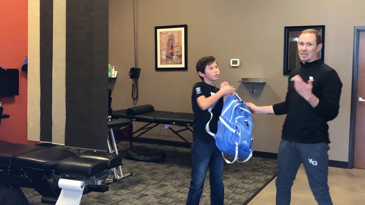 How to Wear a Backpack to Help Reduce Injury on a Young Spine