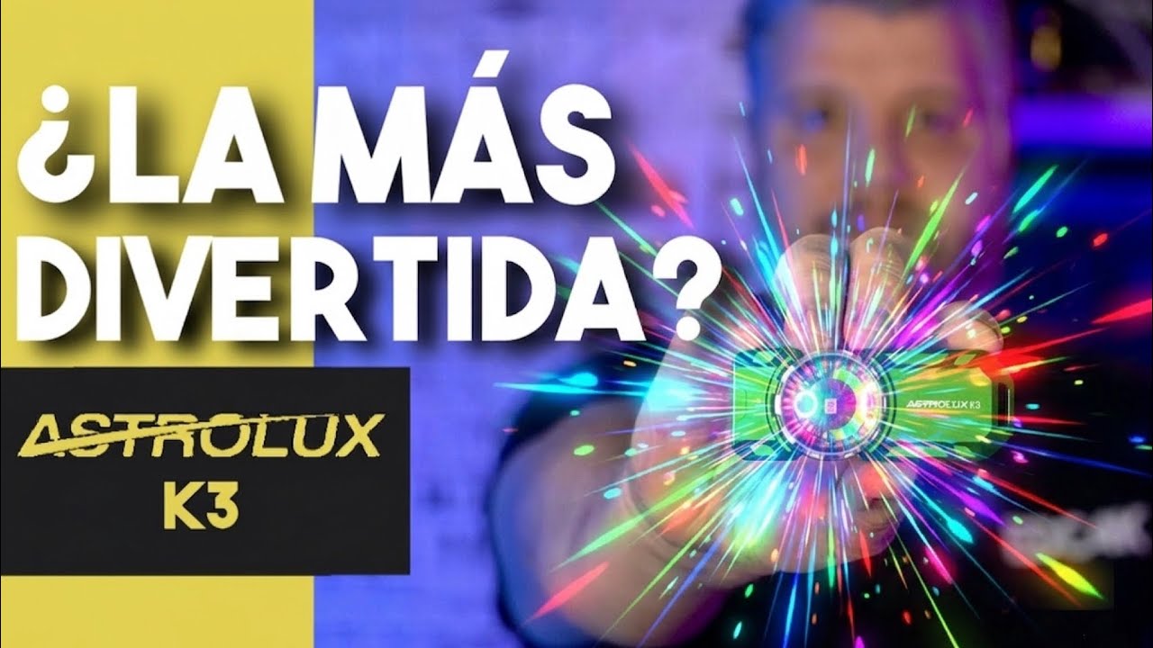 ¿La linterna EDC MÁS DIVERTIDA? 🔦 Astrolux K3 | 1500 lm, RGB y UV | Review EDC4K