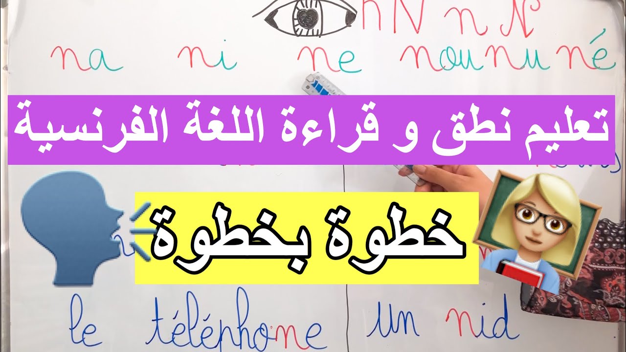 👩🏼‍🏫 دروس الفرنسية للمبتدئين 30 : كيف ينطق الحرف N - n 🤔 ؟
