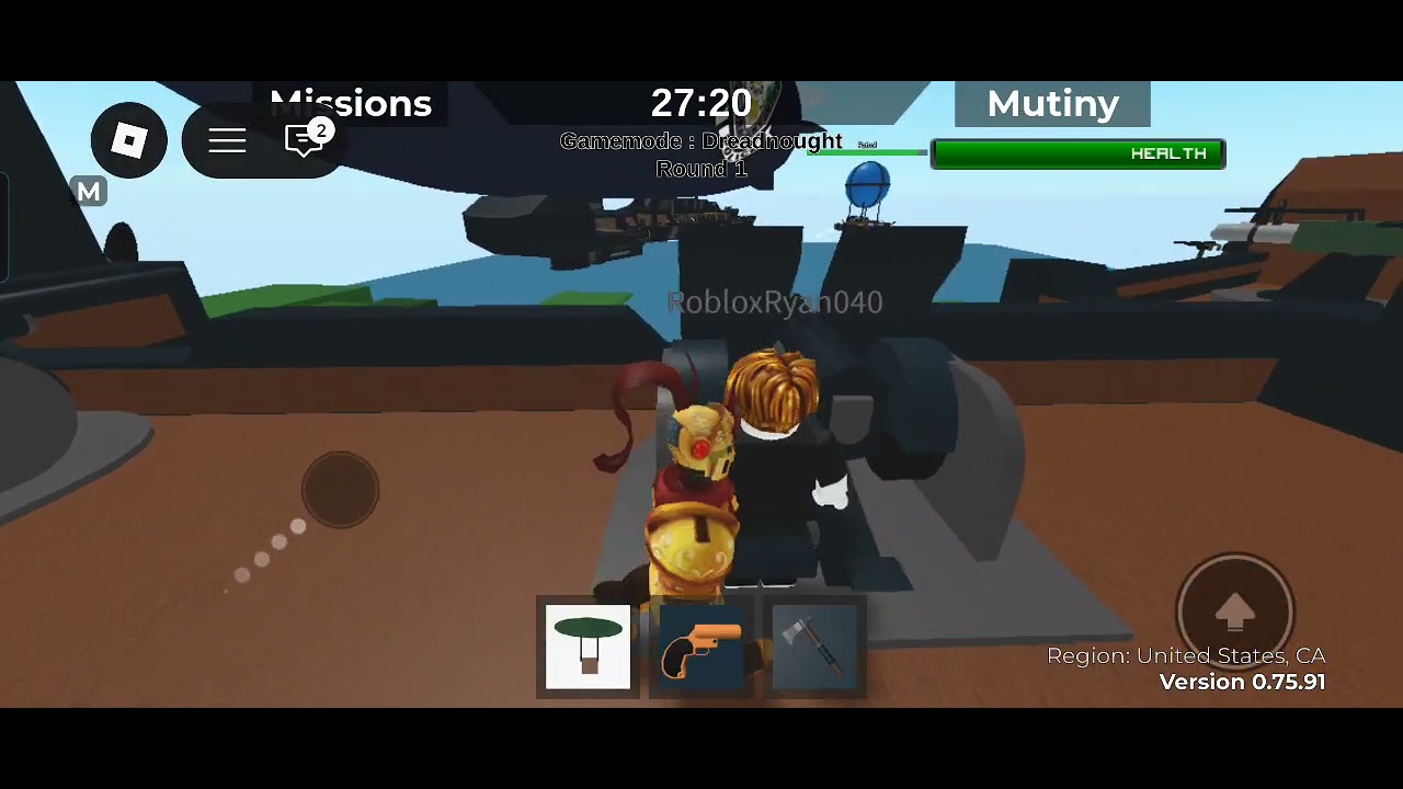 Roblox “Zeppelin Wars” (The Dreaghtnought) 