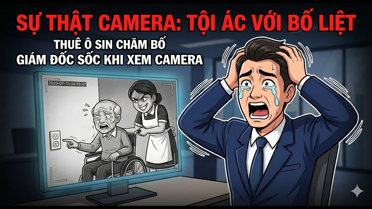 Bố Liệt Ú Ớ Chỉ Tay Vào Ổ Điện, Con Trai Check Camera Mới Hiểu Nỗi Đau Tột Cùng