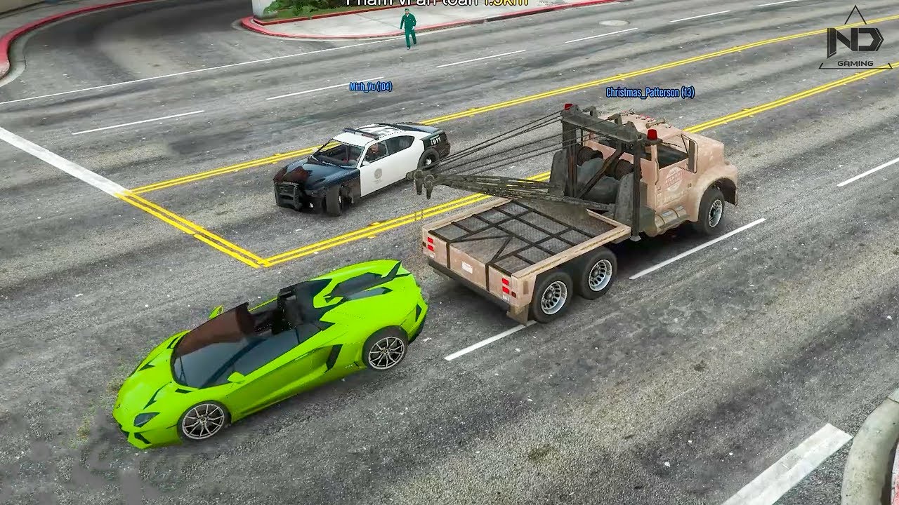 GTA 5 Roleplay #51 - Ngày Đầu Làm Cảnh Sát Đi Kéo Xe Vi Phạm