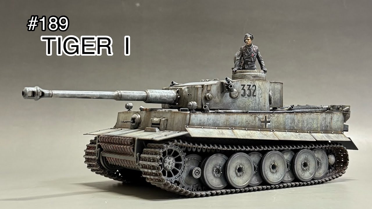 #189[戦車 プラモデル] TAMIYA 1/35 TIGERⅠassembly to finish!　タミヤ タイガーⅠ 組み立てから仕上げまで！