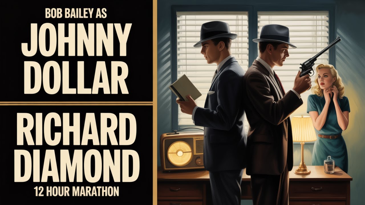 Bob Bailey as Johnny Dollar & Richard Diamond — OTR Detective Marathon