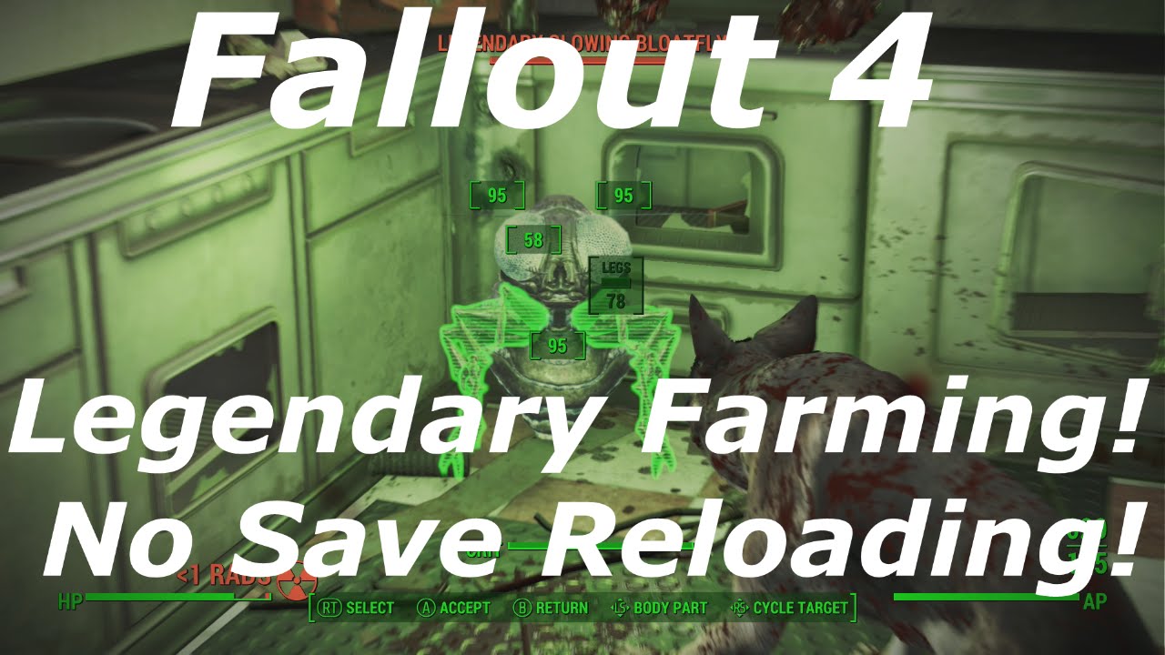 Fallout 4 Legendary Farming Guide! Unlimited Legendary Weapons, Armor & Enemies! No Save Reloading!