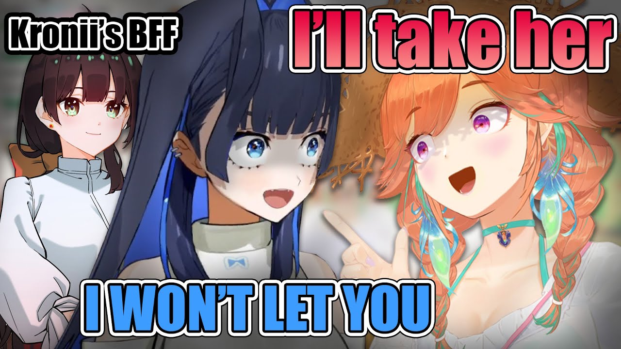 Kronii Going Crazy When Kiara Says She'll Take Sally