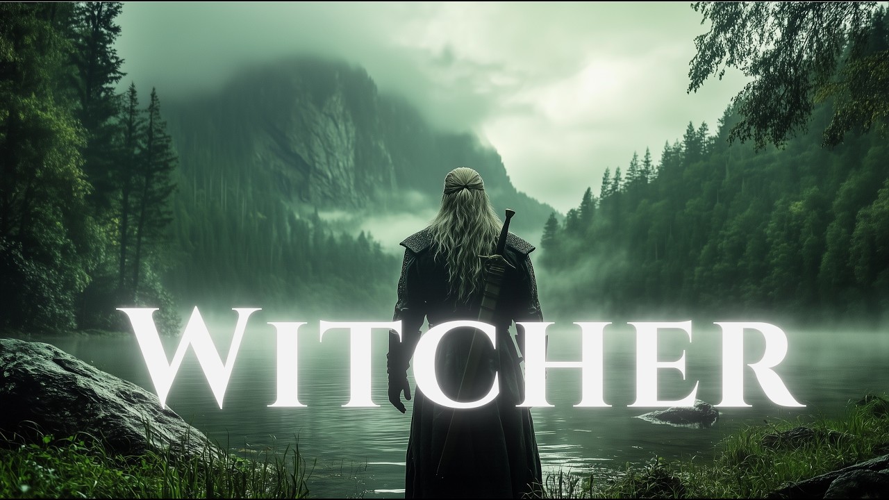 WITCHER'S SORROW 🐺 Liquid Binaural Beats 14Hz(ALPHA) for Relaxed Focus ⚔️  Fantasy Music