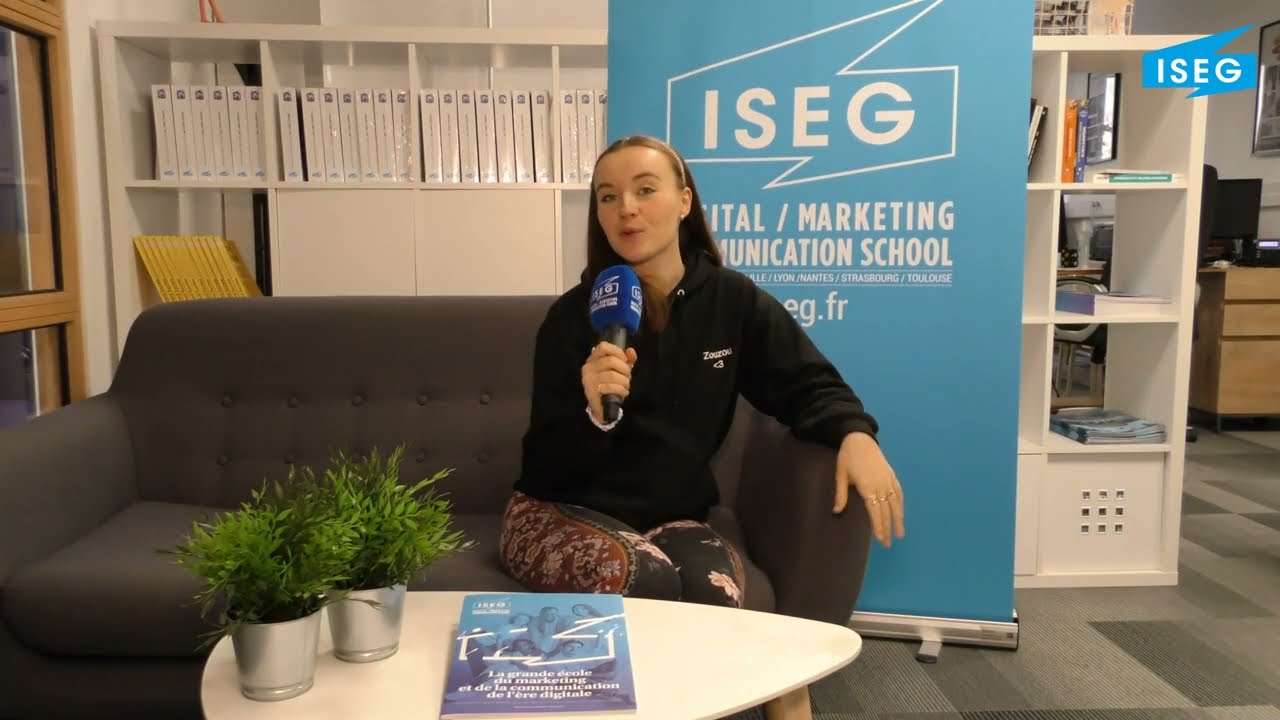 Zoé, 2e année à l'ISEG Paris - Bachelor Majeure International