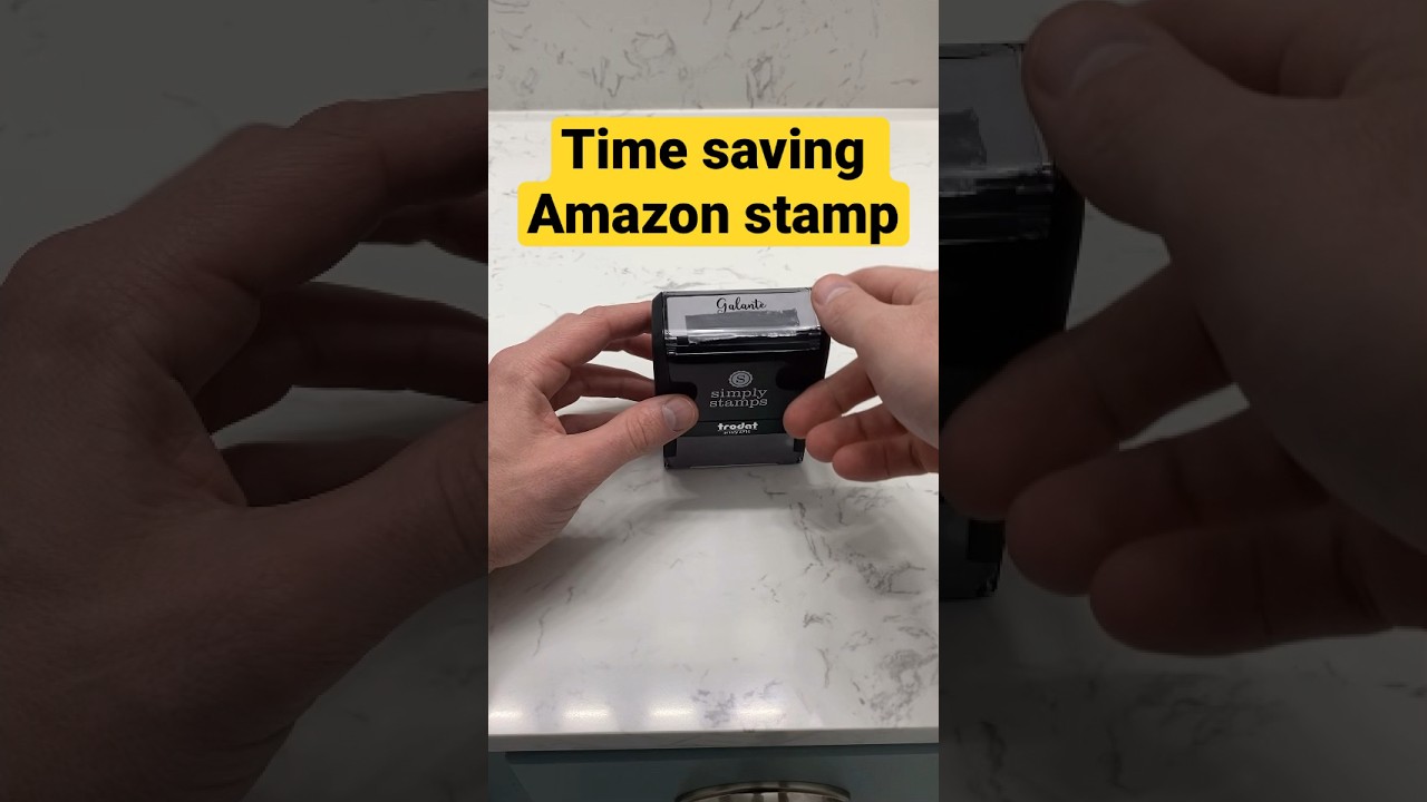 Amazon custom stamp for invites. Amazon link in bio. #customstamp #weddinginvitation #amazonhome