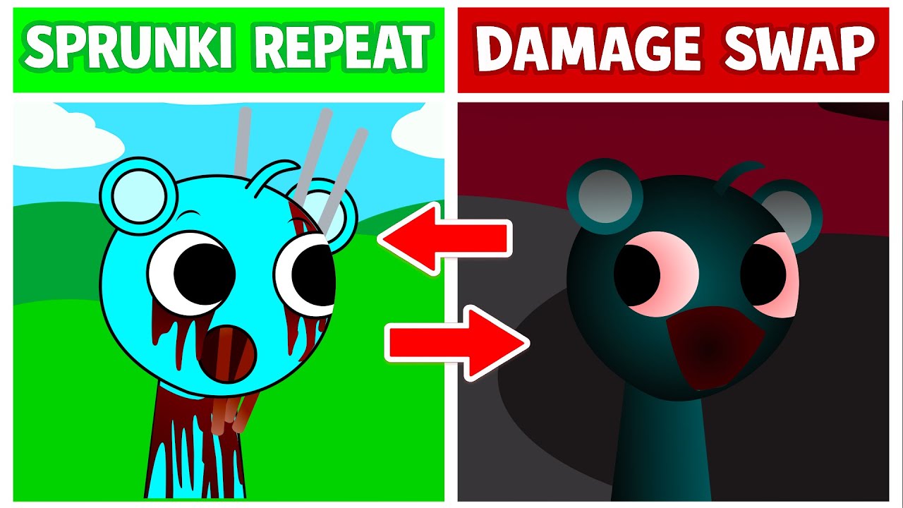 Sprunki But DAMAGE SWAPPED