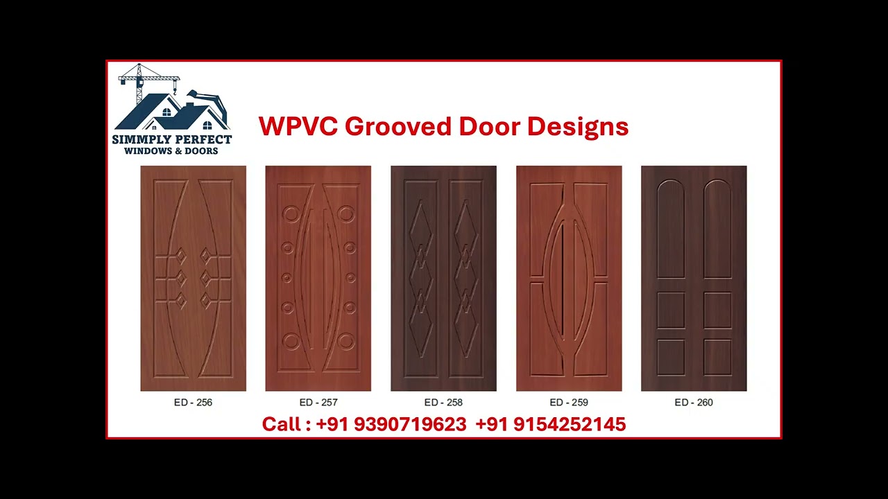 Simmply Perfect WPC Grooved Door Designs