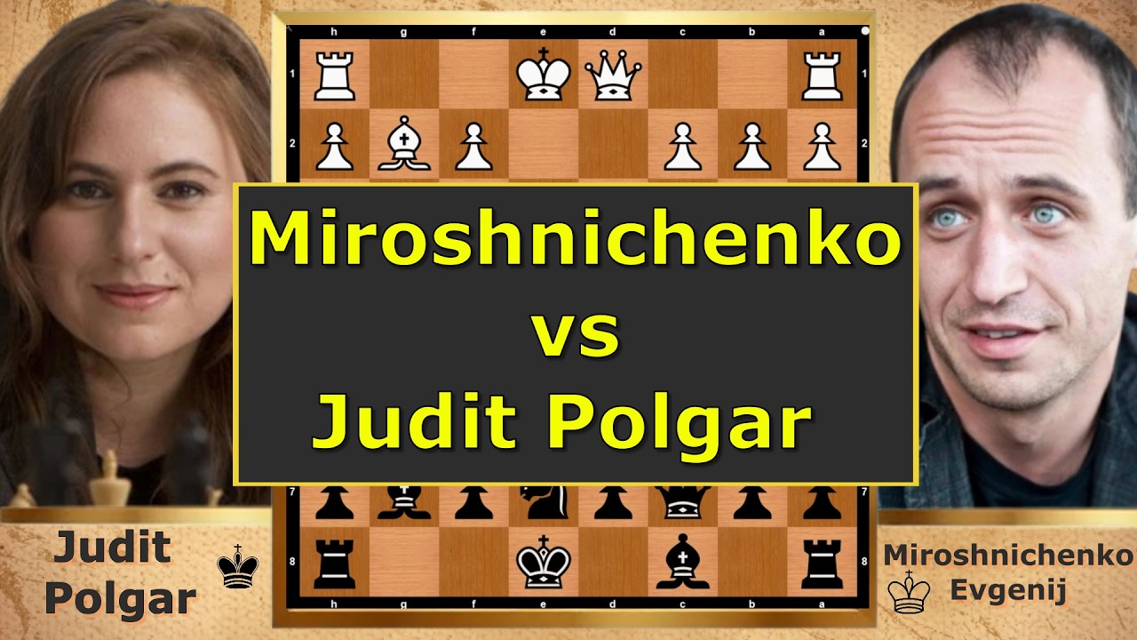JUDIT POLGAR vs MIROSHNICHENKO – Brilliant Counterattack! ♟️🔥 #JuditPolgar #Miroshnichenko #Chess
