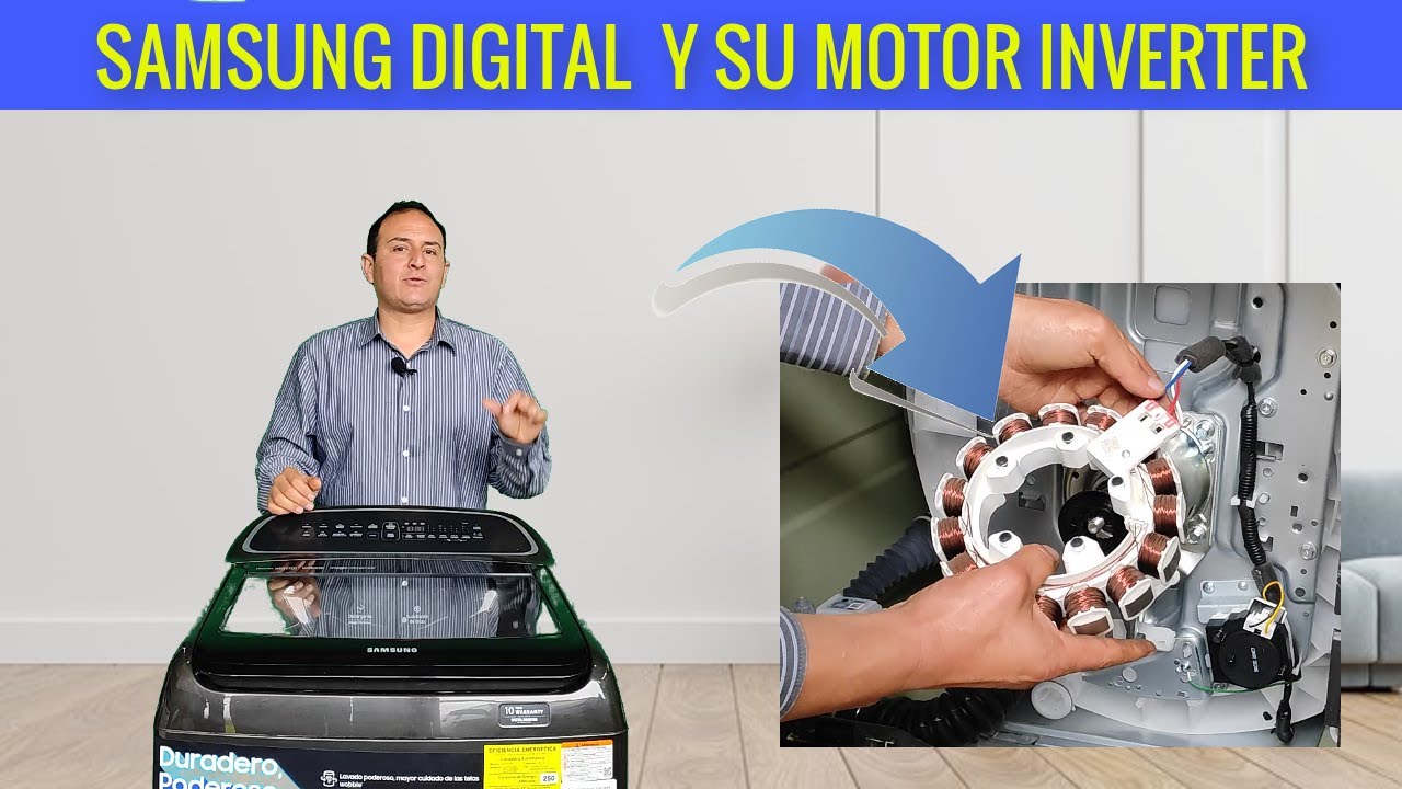 Samsung digital inverter como quitar el motor (que es la tegnologia Inverter)