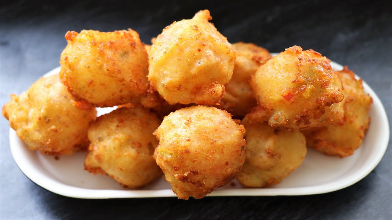 Crispy Mozzarella Fries Appetizer | Fried Cheese | Potato Cheese Balls