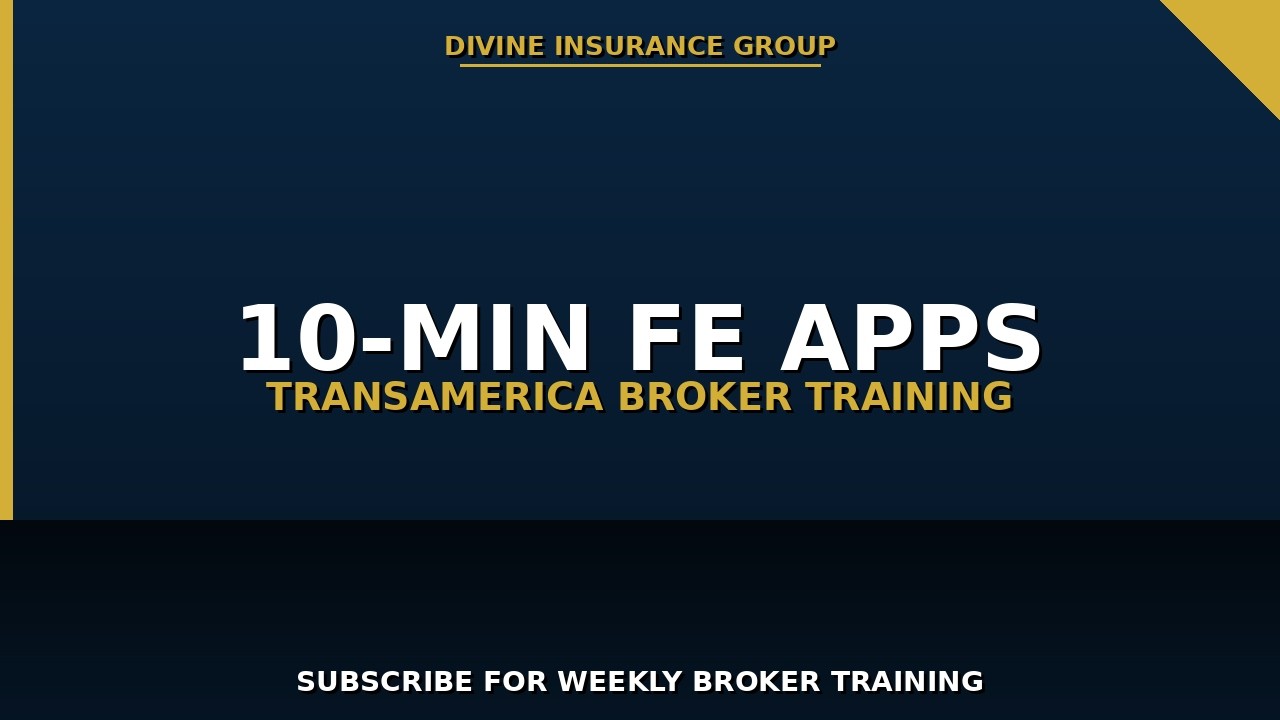 How to Sell Transamerica Final Expense: Complete Broker Training (2026)