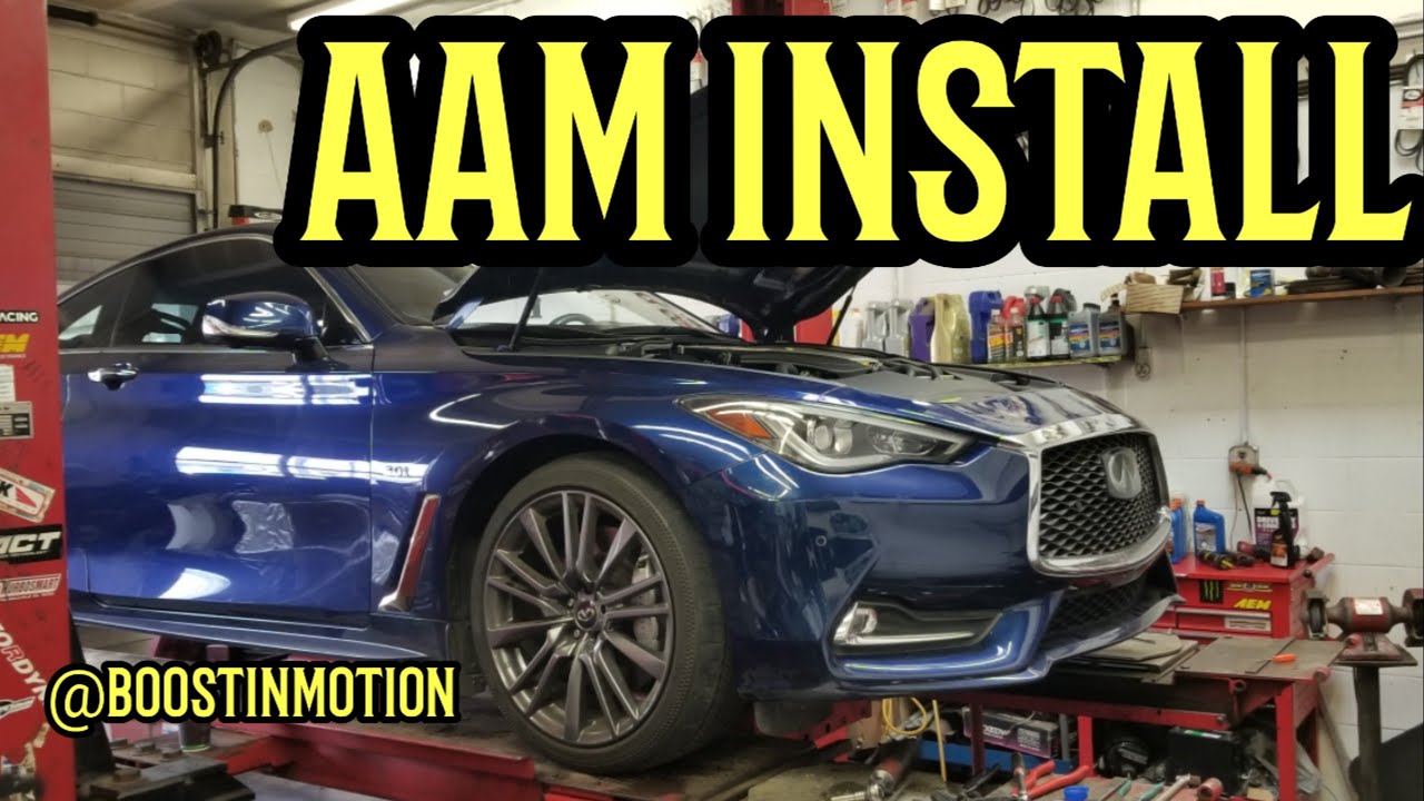 AAM HEAT EXCHANGER INSTALL Q50 Q60 RED SPORT 3.0T