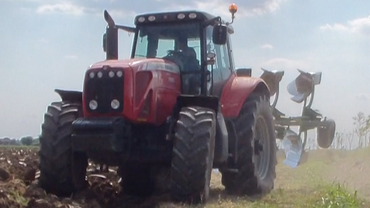 ARATURA 2015 con Massey Ferguson 8460 e trivomere De Franceschi