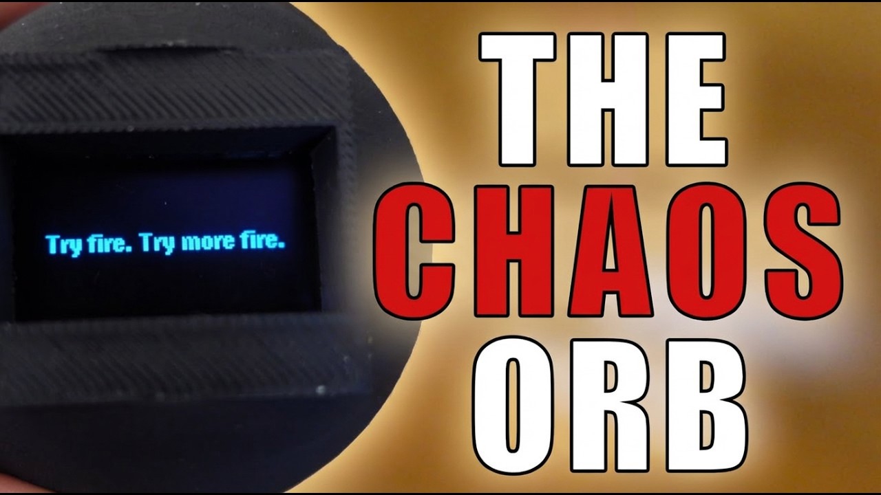 I Built A Magic 8 Ball That Gives Awful Advice | Open Source DIY Project