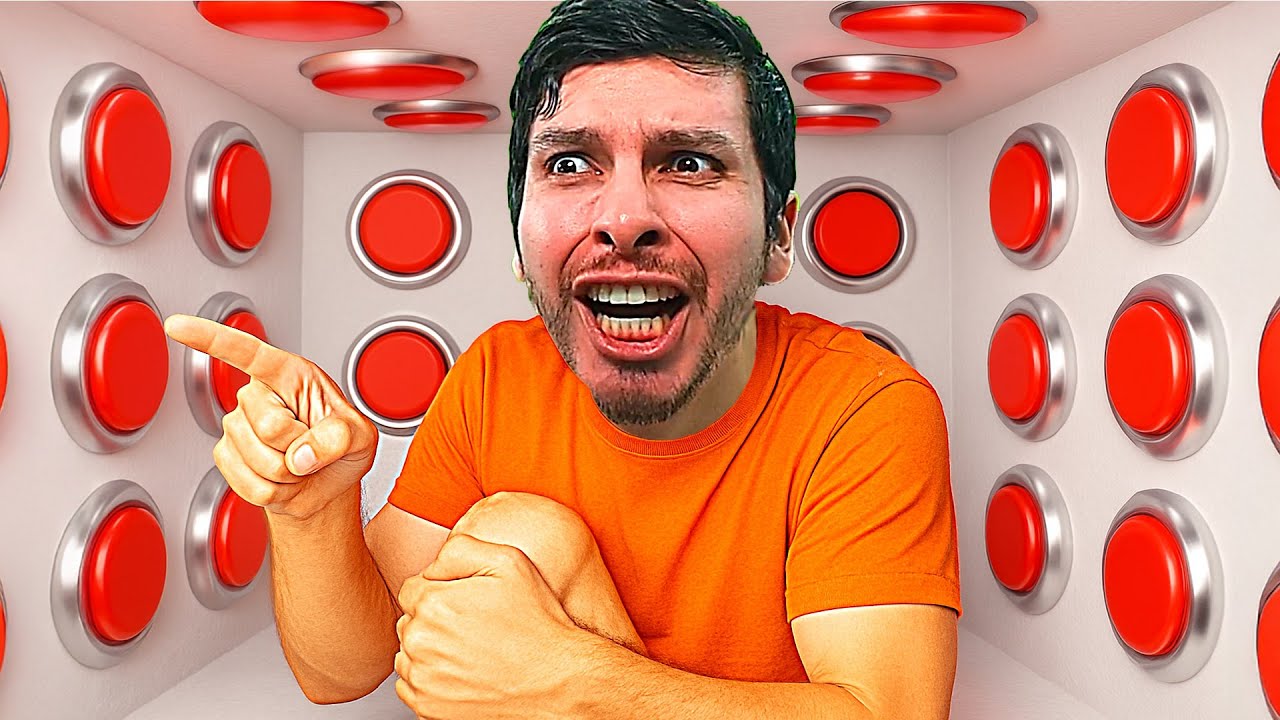 ENCERRADO con 100 BOTONES... ¡SOLO 1 ME SALVARÁ!