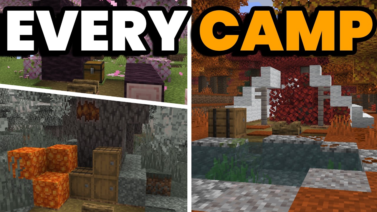 Все 279 частей заброшенного лагеря в Minecraft &mdash; новая структура &mdash; Minecraft 26.3 Snapshot 1