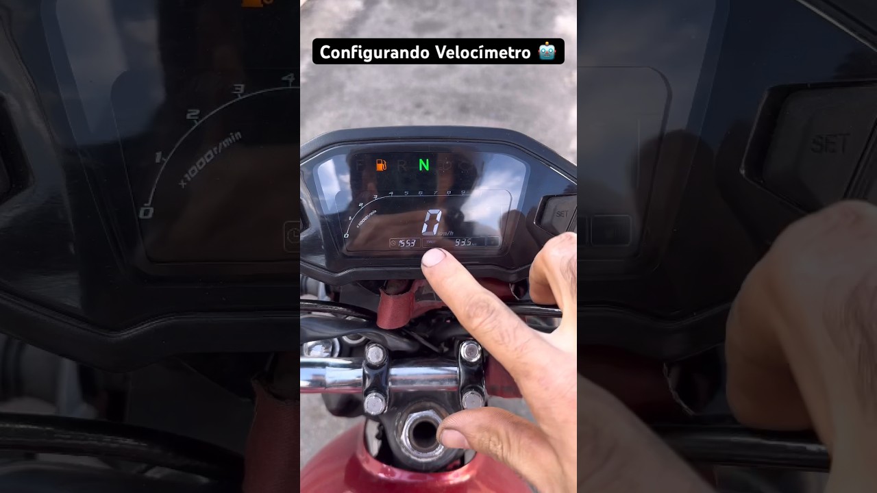 Configurando painel 🤖 #shorts #moto #motovlog #mecanica #dicas #tutorial #motorcycle #viral #fyp